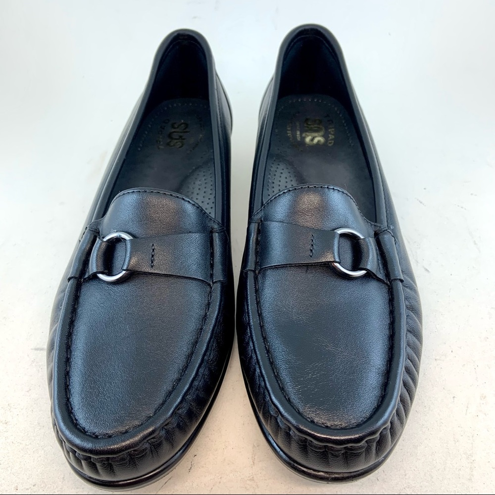 SAS Tripad Comfort Black Jewel Slip On Loafer 8.5 NARROW - Picture 2 of 11